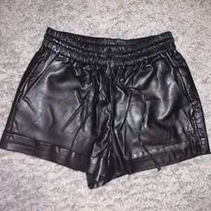 Leather Shorts